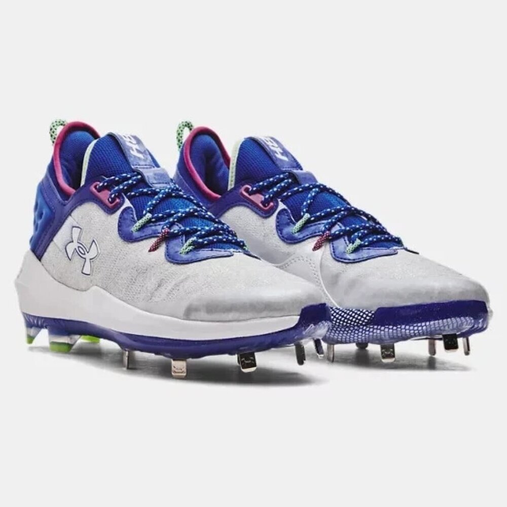 NWOB Under Armour Harper 8 Low ST Men's Metal Baseball Cleats, size 7